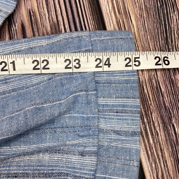 Prana Blue Striped Capris - Picture 9 of 12